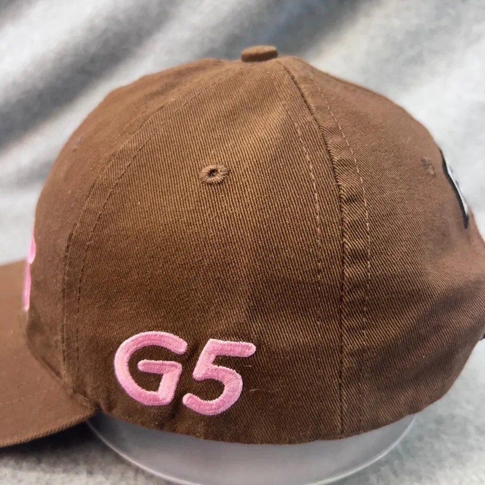 PING G5 Logo Women Brown PING Golf Hat Adjustable Strapback OSFM